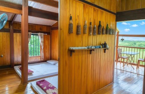 Nam Mau House | Nam Pé Tày Homestay - View hồ Ba Bể