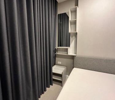 Minburi Apartment | Near Safari Park and BTS Bangchan condo swimming, fitness, cooking, family-friendly rental