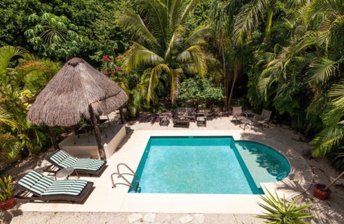 Playacar Fase I House | New! Monthly rentals! 2 bdrs Private Pool house/BBQ close to the beach.