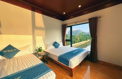 Ninh Binh House | Ninh Binh homestay. view wonderful, the rice fields the pleasant lotus fragrance