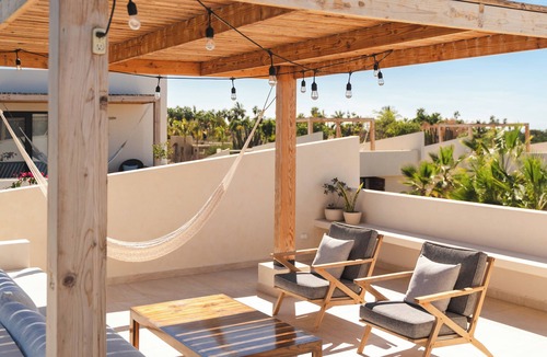 El Pescadero House | Ola de Luna, Charming bungalow in El Pescadero with AC, Pool and yoga deck.