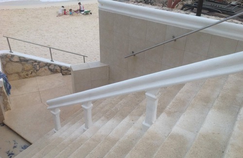 Zona Hotelera Condo | ONE OF A KIND BEACH FRONT! Ground Floor! Private Yard! Steps to pool & beach!