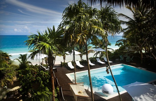 Zona Hotelera Villa | One of the only Beachfront Villas on the most sought after beach in Tulum!