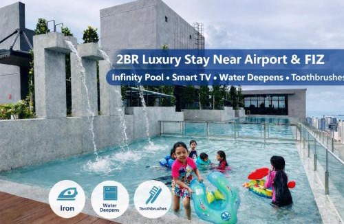 Kampung Sungai Nibong Apartment | Panoramic Sea View Penang Bridge Infinity Pool