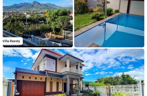 Sidomulyo Villa | REESTY VILLA KOLAM RENANG VIEW GUNUNG dekat ALUN2