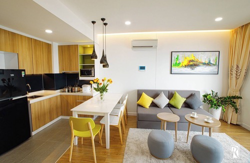 Tan Binh Apartment | Republic Plaza apartment, city view, near the airport, high-class amenities