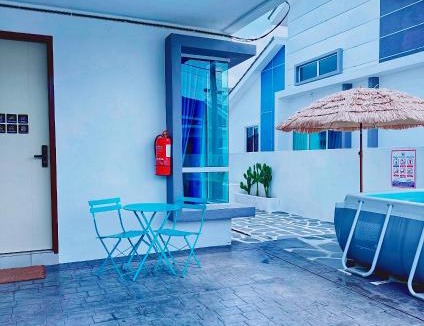 Tasek Gelugor House | Santorini Vibes Penang - Tasek Gelugor