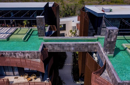 Xpu-Ha Apartment | Seascape Tulum Condo, near the beach with a sea-view rooftop and infinity pool