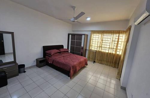 Central Seberang Perai Apartment | Seberang Jaya Family Pool Homestay Near Hospital 3 Bedroom Aircond 2 Bathroom & Family Room Aircond