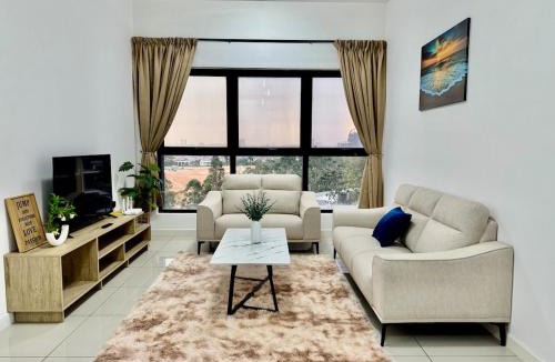 Bandar Puteri Puchong Apartment | Serene Comfort 3BR ,Home Sleeps 5, 2Q and 1S