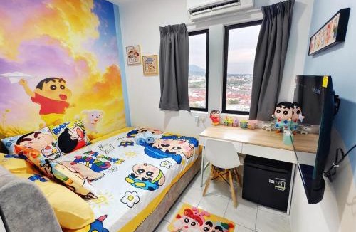 Taman Kolej Perdana Apartment | ShinChan-蜡笔小新 Fashion LED Studio Kampar I Ipoh 2px