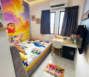 Taman Kolej Perdana Apartment | ShinChan-蜡笔小新 Fashion LED Studio Kampar I Ipoh 2px