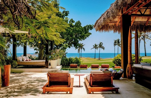 Punta de Mita Villa | SPECTACULAR 5* Luxury OCEANFRONT Villa,7* staff, 6 Bed 7b at 4 Seasons