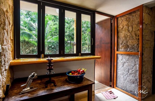 Xcaret House | Stone House with Pool and large Garden, ideal for families