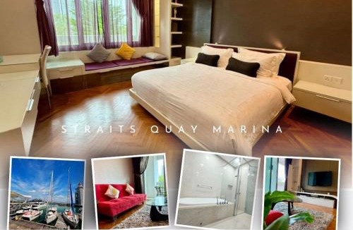 Seri Tanjung Pinang Apartment | Straits Quay By The Marina 1BR Family Suite
