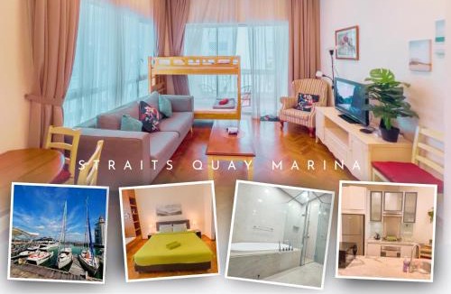Seri Tanjung Pinang Apartment | Straits Quay By The Marina 1BR Family Suite