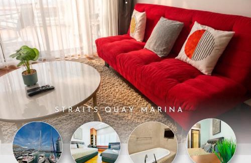 Seri Tanjung Pinang Apartment | Straits Quay By The Marina 1BR Family Suite