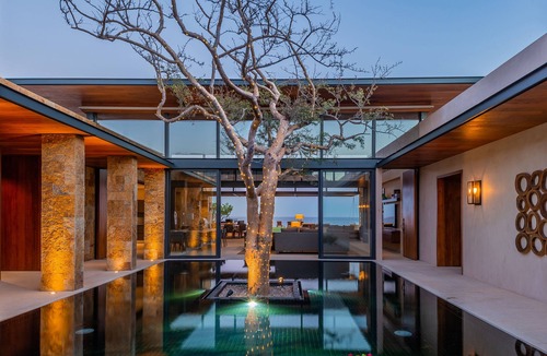 San Jose del Cabo Villa | Stunning Beachfront Modern Villa w/Pool & Sea of Cortez View In Ritz Complex