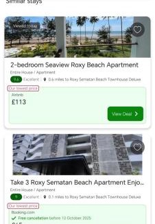 Siburan Apartment | Take 3 Roxy Sematan Beach Apartment