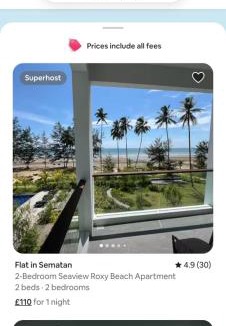 Siburan Apartment | Take 3 Roxy Sematan Beach Apartment