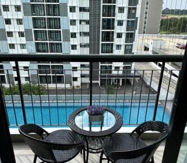 Bandar Penawar Apartment | Teratak Desaru Homestay Wi-fi, Smart TV & Water Dispenser