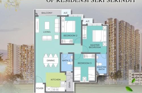 Bukit Serindit Apartment | The Amlyriq Residence Bukit Serindit Melaka