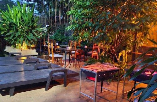 Taphul Village Area Villa | Tushita Villa Pool and Gardens