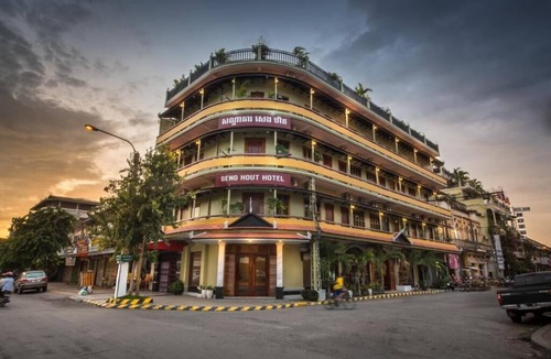 Svay Pao Hotel | Twin Room with AC in Krong Battambang
