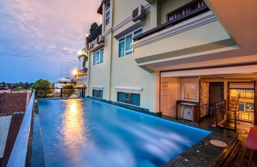 Svay Pao Hotel | Twin Room with AC in Krong Battambang