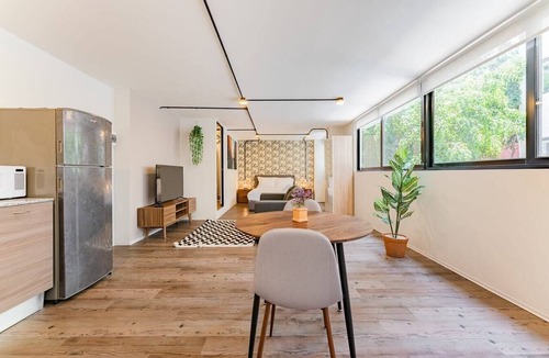 Hipodromo Apartment | VH | Loft Condesa + wifi and roof + washer | 253