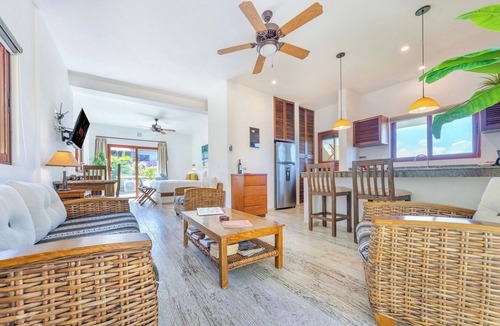 Colonia Salina Chica Apartment | Villa #6 - Isla Retreats | Tropical Gardens + Pool