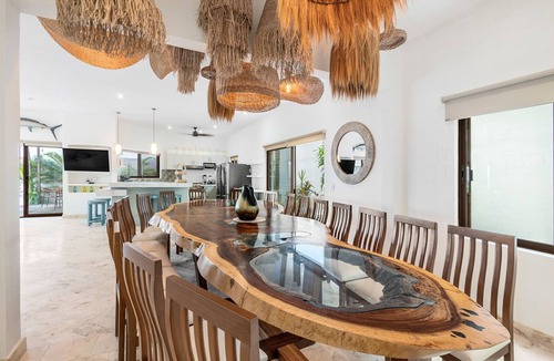 Gonzalo Guerrero Villa | Villa Mirasol:9BR Downtown Playa del Carmen Retreat, 2 Pools, Steps to the Beach