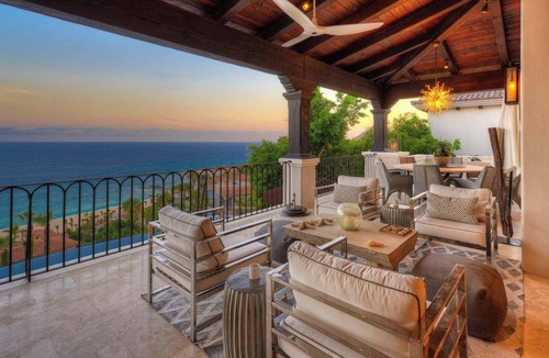 Downtown San Jose del Cabo Villa | Villas del Mar Villa with Sunken Fire Pit in the Pool