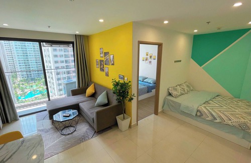 District 9 Apartment | Vinhomes grand park 1 bedroom apartment pool view