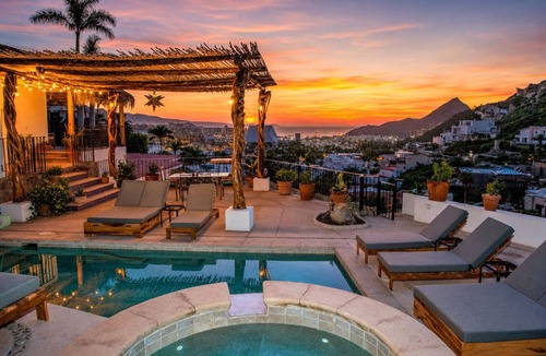 Pedregal Villa | Walk everywhere. Heated Pool, Marina & Ocean Views in Gated Pedregal