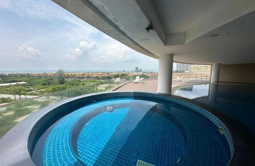 Seri Tanjung Pinang Apartment | Wonderful Seaview Studio 4Pax 118 Island Plaza