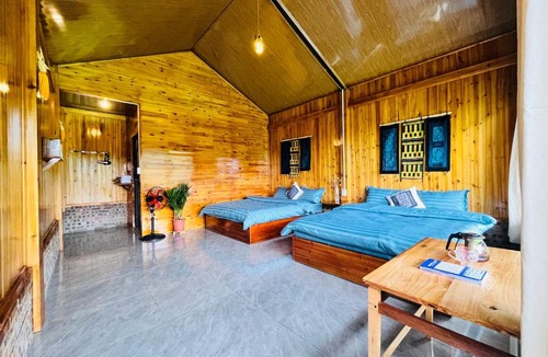Sa Pa Ski Chalet | Wooden House Happiness Authentic Dao Village Escape