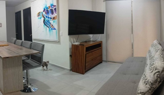 2 bedroom apartment, ground floor with patio, 20 min airport and 8 min Tlaquepaque
