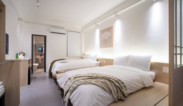 Affordable Cozy studio for 4 Guests with Smart TV, WiFi in Saigon City Center