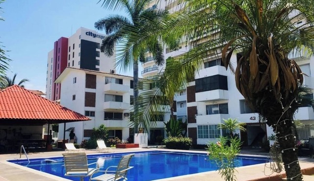 Apartment with pool near the beach in PV