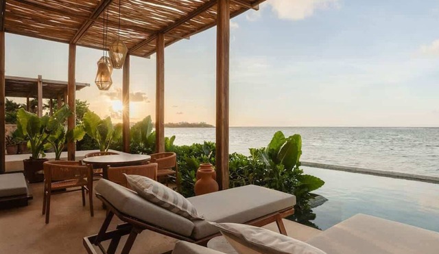 Bahia Sol Tankah Bay Ocean Front + Private Pool