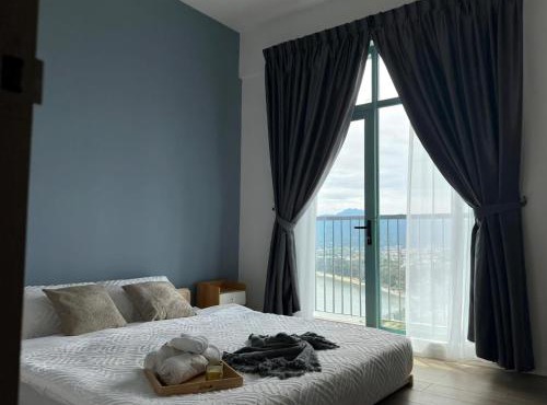 Bay Suites Likas - 沙巴民宿 - 3 Min to KK City - Sea View