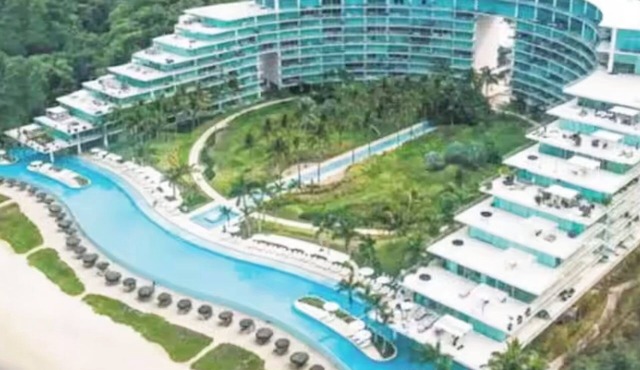 Beautiful beachfront condominium.