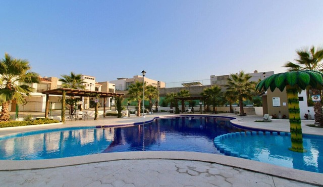 Beautiful family pool, near the beach by Gpsrentas