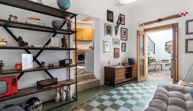 Beautiful artist house, top location rooftop & A/C
