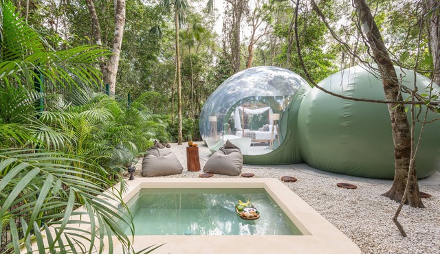 Bubble Hotel in the Mayan Jungle