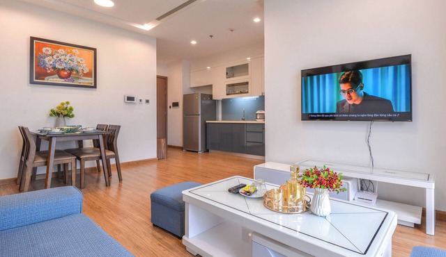 căn hộ 2 phòng ngủ ấm áp tại vinhomes metropolis