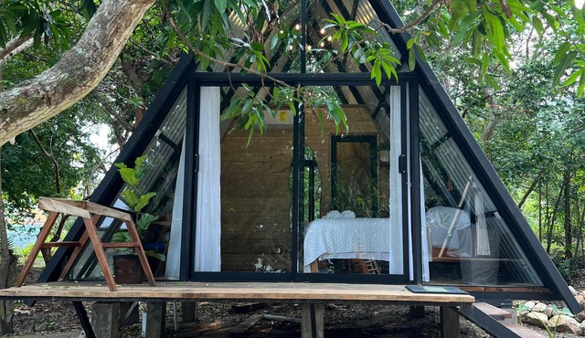 Cabin 2 min from Tren Maya Boca del Cerro Train Station in San Carlos