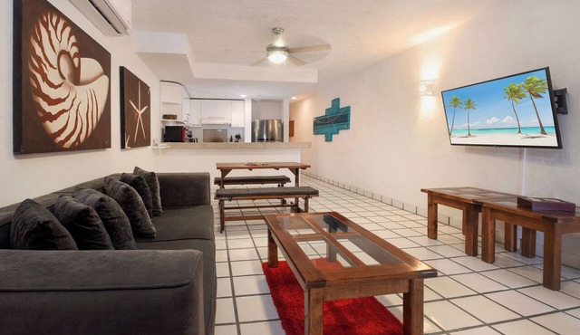 Caribbean Views and Sparkling Pool! Xaman Ha 7103