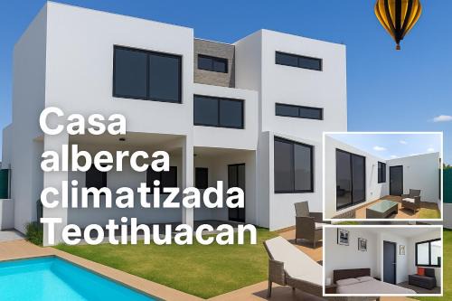 Casa Moderna Completa c Alberca Climatizada 5 min Pirámides in San Juan Teotihuacán